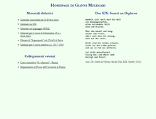 Tablet Screenshot of melegari.net